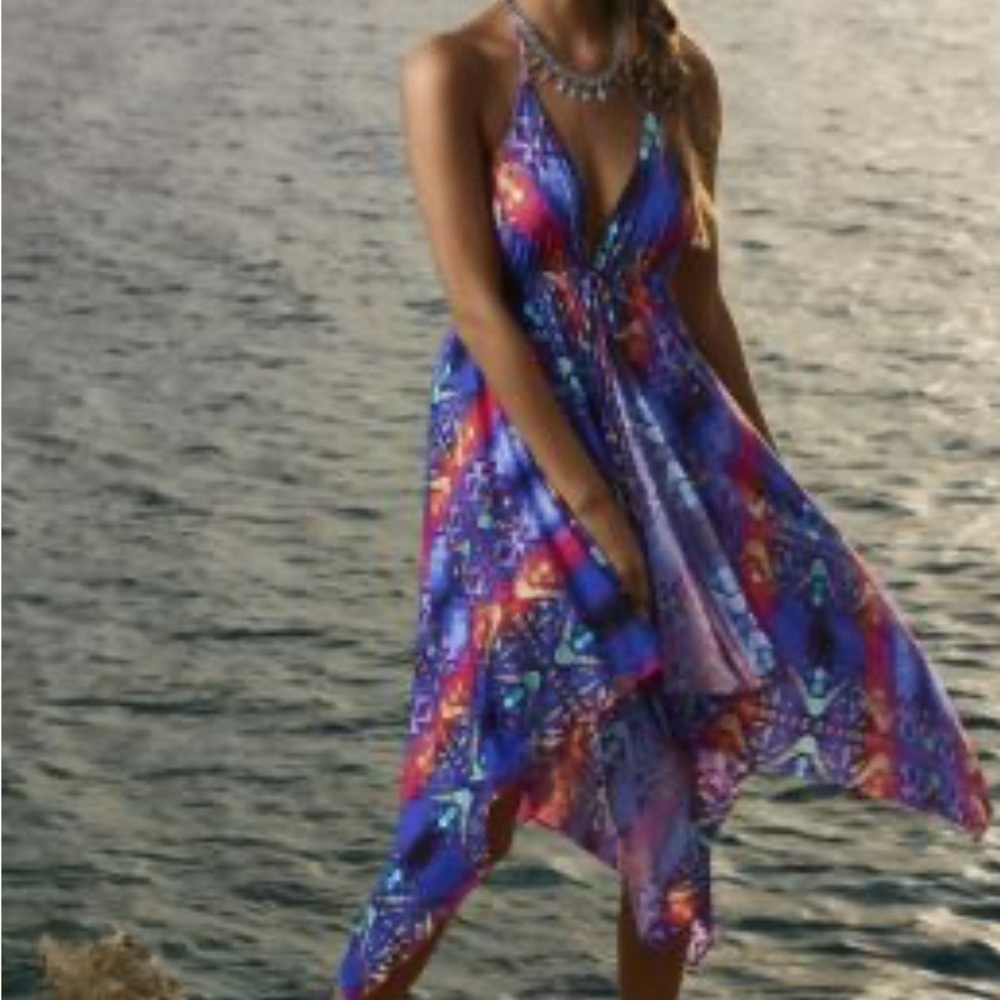 Pilyq Tribal Fire Nori Dress Multicolor Swim Coverup